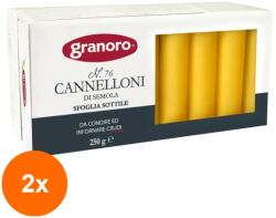 Granoro Set 2 x Cannelloni fara Oua, Granoro, 250 g