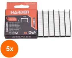 Harden Set 5 x 1000 Capse, Profesional, Harden, 0.7 x 6 x 11.3 mm (COR-5xZH620836)