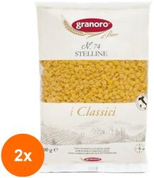 Granoro Set 2 x Paste Stelline Nr. 74, Granoro, 500 g