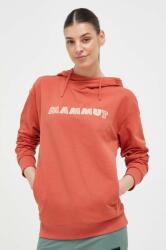 MAMMUT bluza ML Hoody Logo femei, culoarea roz, cu glugă, cu imprimeu PPYX-KUD0R9_38X (1014.04400)