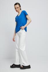 Medicine jeansi femei, culoarea alb ZPYX-SJD701_00J