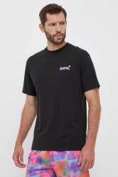 PUMA tricou din bumbac X 8ENJAMIN culoarea negru, cu imprimeu PPYX-TSM0D8_99X