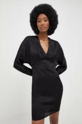 ANSWEAR rochie culoarea negru, mini, drept BBYX-SUD127_99X