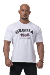 Nebbia Férfi póló Nebbia Golden Era 192 Szín: világos szürke, Méret: L