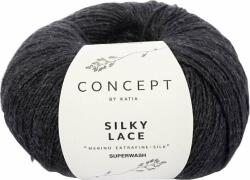 Katia Silky Lace 156 Black Плетива прежда (977-156-KATIA)