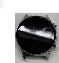 Huawei Honor Watch GS 3 (MUS-B19) előlap keret, lcd kijelző és érintőpanel, ezüst OEM