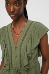 MEDICINE bluza femei, culoarea verde, neted ZPYX-BKD802_81X