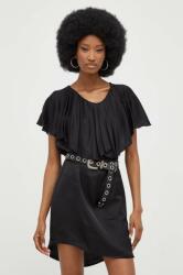 ANSWEAR rochie culoarea negru, mini, evazati BBYX-SUD10M_99X