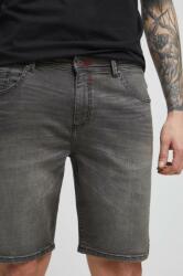 Medicine pantaloni scurti jeans barbati, culoarea negru ZPYX-SZM097_99J