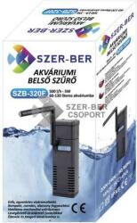  Szer-Ber SZB akváriumi belső szűrők (SZB-320F | Teljesítmény max. 500l/h | Fogyasztás: 5 W | 132 x 39 x 30 mm)