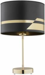 Argon 4302 | Metis-AR Argon asztali lámpa 44cm vezeték kapcsoló 1x E27 sárgaréz, fekete, arany (4302)