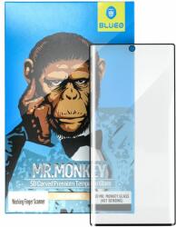 Samsung Galaxy A14 4G / LTE (A145) üvegfólia - Mr. Monkey 5D üvegfólia fekete kerettel - tokgalaxis