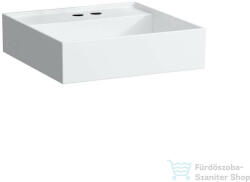 Laufen Kartell By Laufen 46x46 cm-es mosdó 2 csaplyukkal, matt fehér H8153317578151 (H8153317578151)