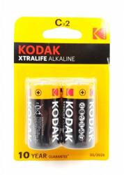 Kodak Baterie alcalina 1.5V C R14 2 buc/blister, KODAK XTRALIFE (30952041) Baterii de unica folosinta