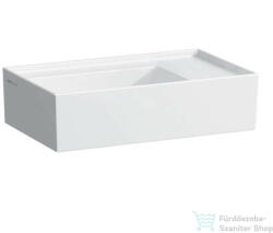 Laufen Kartell By Laufen 46x28 cm-es mosdó csaplyuk és túlfolyó nélkül, matt fehér H8153347571121 (H8153347571121)