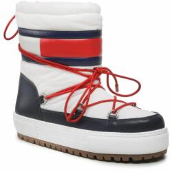 Tommy Jeans Cizme de zăpadă Tommy Jeans Snowboot Low EN0EN02162 Red White Blue 0K4