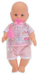 Simba Toys New Born pisilős baba rózsaszín ruhában - Simba