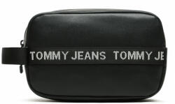 Tommy Jeans Geantă pentru cosmetice Tommy Jeans Tjm Essential Leather Washbag AM0AM11425 Negru