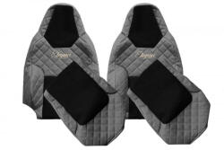  Méretpontos bőr üléshuzat MAN TGX 2020-tól SZÜRKE