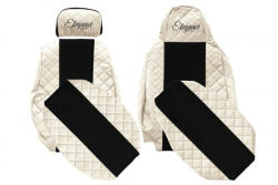  Méretpontos Scania bőr üléshuzat R/S széria 2017-től Felhajtható/Prémium ülés Pezsgő