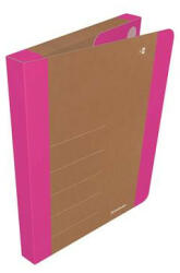  Füzetbox, 30 mm, karton, A4, DONAU "Life", neon rózsaszín (COD207400130)