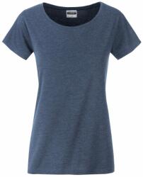 James & Nicholson (Daiber) Klasszikus női biopamut póló 8007 - Világos farmerkék melírozott | 2XL (1-8007-1772769)