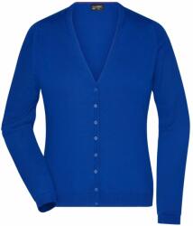 Daiber Pulover de bumbac pentru femei JN660 - Albastru regal | 2XL (JN660-1699436)