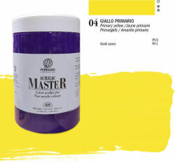 FERRARIO Master akrilfesték, 1000 ml - 04, primary yellow