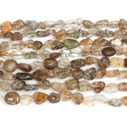 Cuart Shamanic - Lodolit Neregulat Margele Pietre Semipretioase pentru Bijuterii 6-13 x 6-9 mm