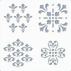 Flornatura Stencil / Sablon MDS15-005 14, 5*15cm*0, 2mm Media no. 5 (7642)