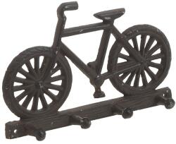 INART Cuier metalic bicicleta maro antichizat 20 cm x 13 cm (3-70-798-0319)