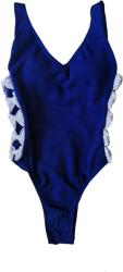 LIGHTNING Costum de Baie Intreg, Albastru, Modelator: Stil si Confort Pentru Ziua de Plaja Perfecta Costum de baie dama