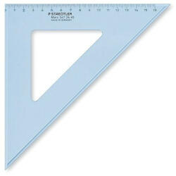 STAEDTLER Háromszög vonalzó, műanyag, 45°, 25 cm, STAEDTLER "Mars 567", átlátszó kék (TS5672645) - bestoffice