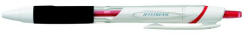 uni Golyóstoll, 0, 35 mm, nyomógombos, fehér tolltest, UNI "SXN-155 Jetstream", piros (TU155P) - bestoffice