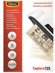 Fellowes Meleglamináló fólia, 125 mikron, A2, fényes, 50 db, FELLOWES (5309302) - bestoffice