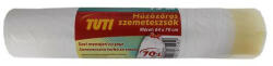 TUTI Szemeteszsák, zárószalagos, 70 l, 15 db, 64x70 cm, 14 , TUTI, fehér (KHT295) - bestoffice