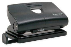 Rapesco Lyukasztó, kétlyukú, 12 lap, RAPESCO "810-P", fekete (PF87S0B1) - bestoffice