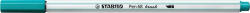STABILO Ecsetirón, STABILO "Pen 68 brush", türkizkék (568/51) - bestoffice