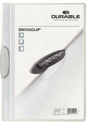 DURABLE Gyorsfűző, klipes, A4, DURABLE "Swingclip® 30", fehér (226002) - bestoffice