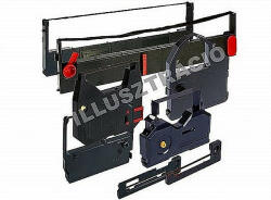 Victoria Festékszalag 13 mm-es két orsós számológéphez, írógépekhez, VICTORIA TECHNOLOGY GR 51, fekete (GR. 51)