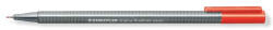 STAEDTLER Tűfilc, 0, 3 mm, STAEDTLER "Triplus 334", neonpiros (334-201)