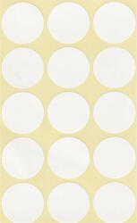  Etikett, köralakú, 25 mm átmérő, 60 etikett/csomag (5998377104221) - bestoffice