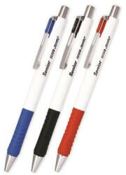 FlexOffice Golyóstoll, 0, 4 mm, nyomógombos, vegyes színű tolltest, FLEXOFFICE "Senior", kék (FOGT026KV) - bestoffice