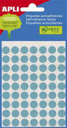 APLI Etikett, 8 mm kör, kézzel írható, színes, APLI, kék, 288 etikett/csomag (2045) - bestoffice