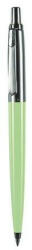 PAX Golyóstoll, 0, 8 mm, nyomógombos, pasztell zöld tolltest, PAX, kék (PX4030302) - bestoffice