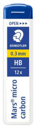 STAEDTLER Grafitbél, HB, 0, 3 mm, STAEDTLER "Mars Micro Carbon 250 (250 03-HB) - bestoffice