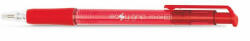 FlexOffice Golyóstoll, 0, 4 mm, nyomógombos, FLEXOFFICE "EasyGrip", piros (FO-08RED) - bestoffice