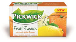 Pickwick Gyümölcstea, 20x2 g, PICKWICK "Fruit Fusion", citrus-bodza (4016689/57045419)