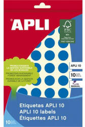 APLI Etikett, 16 mm kör, kézzel írható, színes, APLI, kék, 432 etikett/csomag (LCA2739) - bestoffice