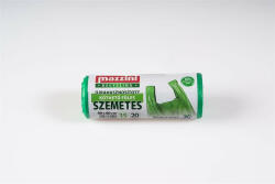 Mazzini Szemeteszsák, újrahasznosított, köthető füles, 35 l, 20 db, 49x60 cm, 10 , MAZZINI, zöld (KHK904) - bestoffice